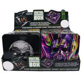Metal Storage Box with Roll Tray- 6 Pieces Per Retail Ready Display 22627 SMOKEZILLA