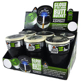 Glow in The Dark Printed Lid Butt Bucket Ashtray with LED Light - 6 Per Retail Ready Display 22634 SMOKEZILLA
