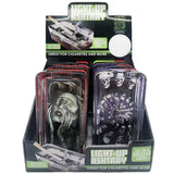 Glass Ashtray with LED Light-Up Design - 6 Per Retail Ready Display 22637 SMOKEZILLA