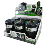 Printed Lid Butt Bucket Ashtray with Power Exhaust Fan - 6 Pieces Per Retail Ready Display 22638 SMOKEZILLA
