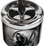 Push Down Metal Ashtray- 6 Per Retail Ready Wholesale Display 22639 SMOKEZILLA