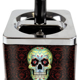 Push Down Metal Ashtray- 6 Per Retail Ready Wholesale Display 22639 SMOKEZILLA