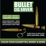 Metal Bullet Cigarette Saver Key Chain - 12 Pieces Per Retail Ready Display 22664 SMOKEZILLA