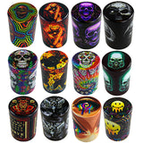 Smell Proof Metal Storage Jar with Full Print - 12 Pieces Per Retail Ready Display 22675 SMOKEZILLA