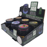 Glass Storage Jar with Clasp - 6 Pieces Per Retail Ready Display 22679 SMOKEZILLA