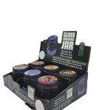 Glass Storage Jar with Clasp - 6 Pieces Per Retail Ready Display 22679 SMOKEZILLA