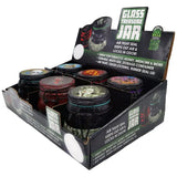 Glass Storage Jar with Clasp - 6 Pieces Per Retail Ready Display 22680 SMOKEZILLA