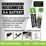 Rechargeable Aa Battery Pack - 12 Pieces Per Retail Ready Display 22701 ROUGHNECK
