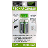 Rechargeable Aa Battery Pack - 12 Pieces Per Retail Ready Display 22701 ROUGHNECK