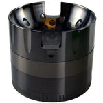 Metal 4 Piece Grinder with Concave Lid 63Mm - 6 Pieces Per Retail Ready Display 22705 SMOKEZILLA