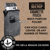 Hemp Cigarette Pouch - 6 Pieces Per Retail Ready Display 22708 SMOKEZILLA