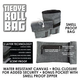 Smell Proof Canvas Roll Storage Bag - 6 Pieces Per Retail Ready Display 22710 SMOKEZILLA