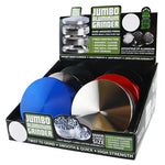Metal Jumbo 4 Piece Grinder 98Mm - 6 Pieces Per Retail Ready Display 22714 SMOKEZILLA