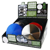 Metal Jumbo 4 Piece Grinder 98Mm - 6 Pieces Per Retail Ready Display 22714 SMOKEZILLA