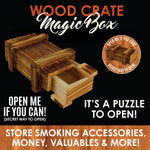 Wood Magic Crate Storage Box - 6 Pieces Per Retail Ready Display 22776 SMOKEZILLA