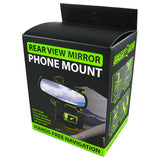Phone Mount with Rearview Mirror Clamp - 4 Pieces Per Retail Ready Display 22786