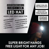 Roughneck LED Light Hat 6 Pieces Per Retail Ready Display 22788 ROUGHNECK