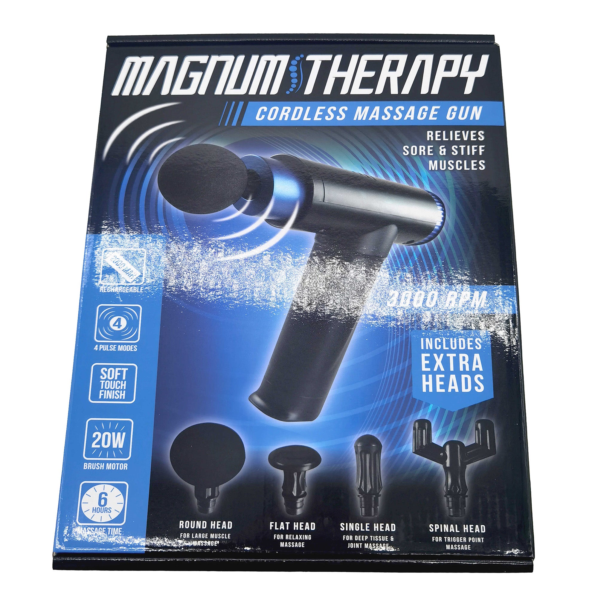 Magnum Massager Gun  - 6 Per Retail Ready Display 22789 NOVELTY INC