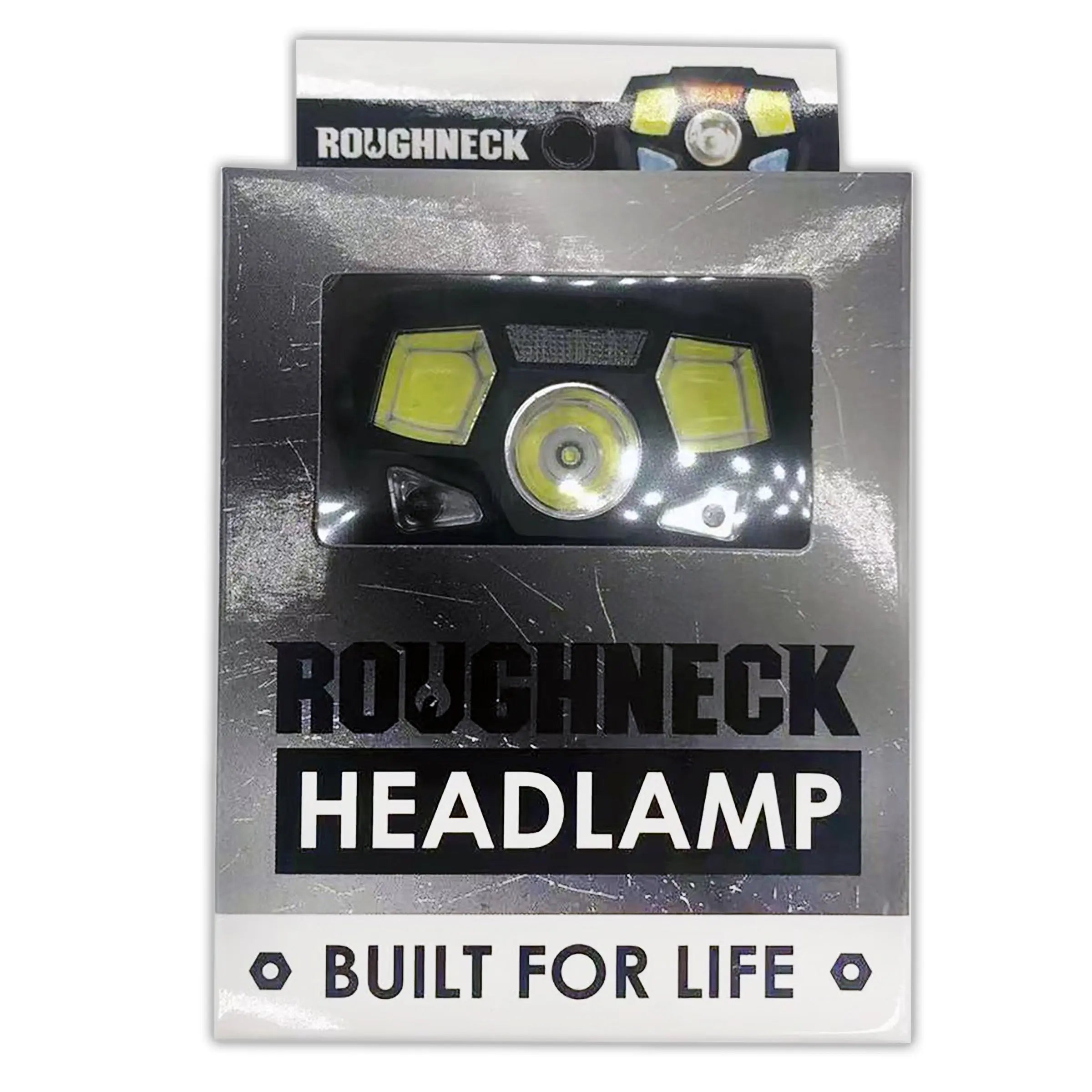 Rechargeable LED Headlamp Flashlight - 6 Pieces Per Retail Ready Display 22801 ROUGHNECK
