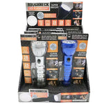 LED Flashlight with Strap - 6 Pieces Per Retail Ready Display 22804 ROUGHNECK