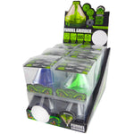 Plastic 5 Piece Funnel Grinder - 12 Pieces Per Retail Ready Display 22805 SMOKEZILLA