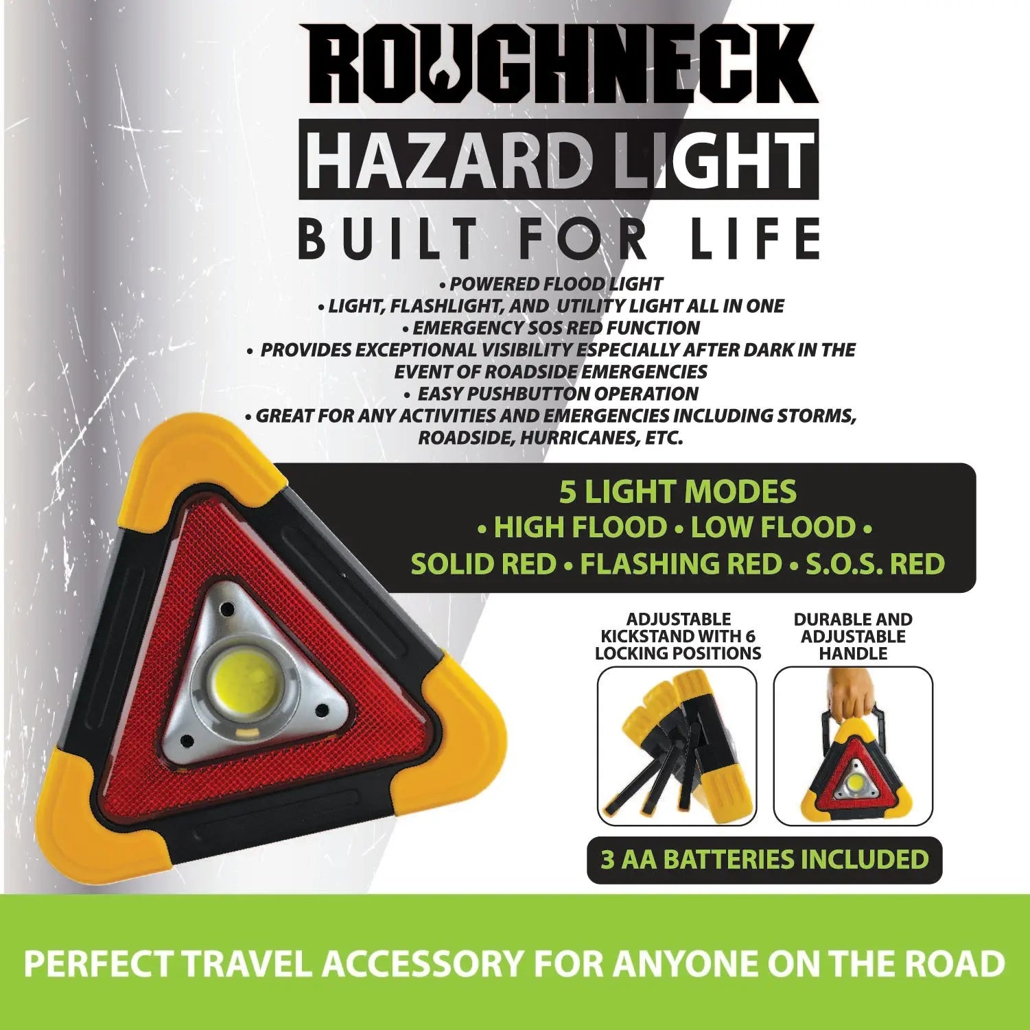 Roughneck Hazard Light 6 Pieces Per Retail Ready Display 22808 ROUGHNECK