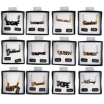 Girl Boss Word Gold Necklace- 12 Pieces Per Display 22812 KIPP BROTHERS