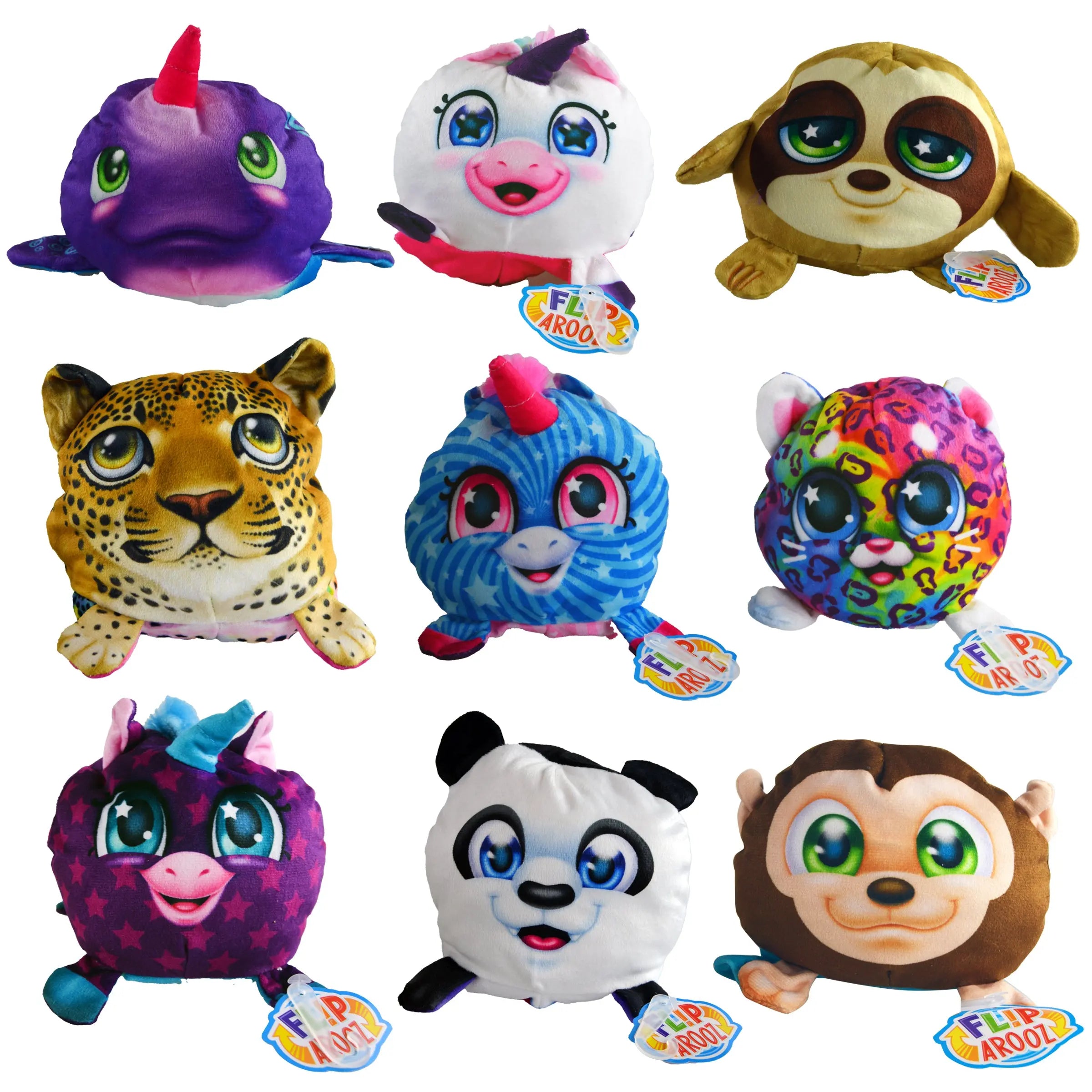 10 oz Kids Cup with Straw and Plush Assortment Floor Display - 36 Pieces Per Retail Ready Display  88364 KIPP BROTHERS