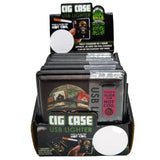 Cigarette Case with USB Coil Lighter - 6 Pieces Per Retail Ready Display 22833 SMOKEZILLA