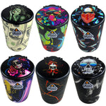 Full Printed Butt Bucket Ashtray with LED Light - 6 Pieces Per Retail Ready Display 22842 SMOKEZILLA