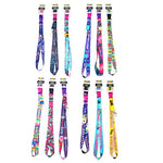 Keychain Lanyard with Detachable Clip - 12 Pieces Per Retail Ready Display 22848 NOVELTY INC