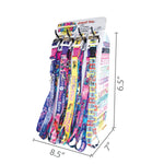 Keychain Lanyard with Detachable Clip - 12 Pieces Per Retail Ready Display 22848 NOVELTY INC