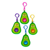 Fidget Pop Avocado Backpack Clip - 12 Pieces Per Retail Ready Display 22854 KIPP BROTHERS