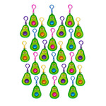 Fidget Pop Avocado Backpack Clip - 12 Pieces Per Retail Ready Display 22854 KIPP BROTHERS