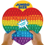 Pop Fidget Jumbo Shape Toy - 12 Pieces Per Retail Ready Display 22865 KIPP BROTHERS