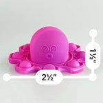Fidget Pop Mini Octopus Toy - 24 Pieces Per Retail Ready Display 22870 KIPP BROTHERS