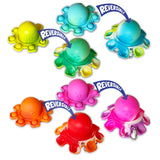 Fidget Pop Mini Octopus Toy - 24 Pieces Per Retail Ready Display 22870 KIPP BROTHERS