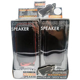 Wireless Waterproof Speaker with Fm Radio - 4 Pieces Per Retail Ready Display 22874 ROUGHNECK