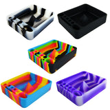 Silicone Ashtray with Assorted Colors - 6 Pieces Per Retail Ready Display 22892 SMOKEZILLA
