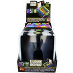 Silicone Ashtray with Assorted Colors - 6 Pieces Per Retail Ready Display 22892 SMOKEZILLA
