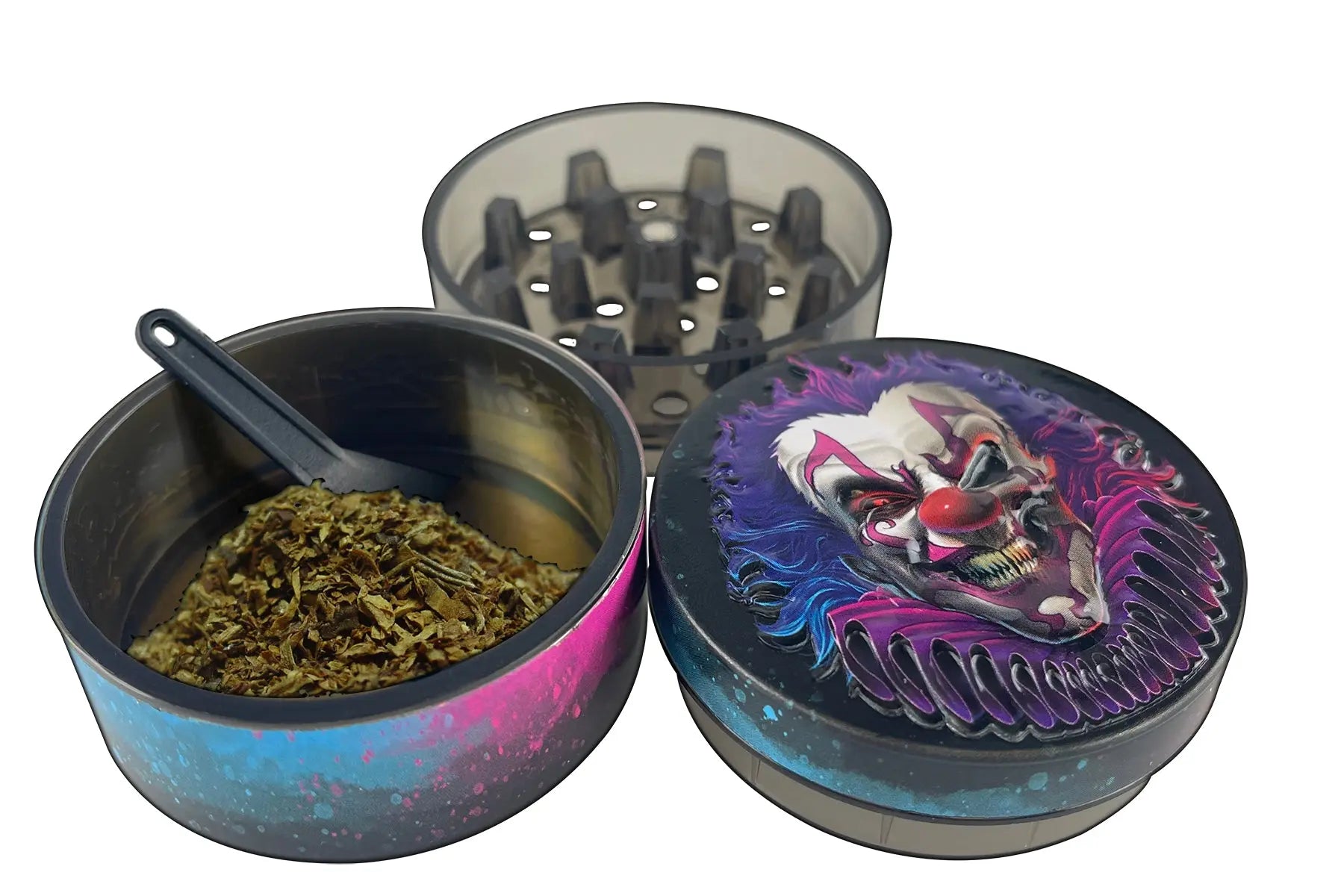 Metal and Plastic Magnetic Grinder - 12 Pieces Per Retail Ready Display 22923 SMOKEZILLA