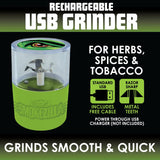 Plastic 5 Piece USB Grinder - 6 Pieces Per Retail Ready Display 22928 SMOKEZILLA