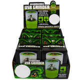 Plastic 5 Piece USB Grinder - 6 Pieces Per Retail Ready Display 22928 SMOKEZILLA