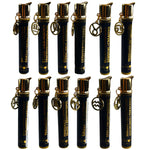 Thin Tube Lighter with Zodiac Charm - 12 Pieces Per Retail Ready Display 22935 SMOKEZILLA