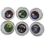 Glow in The Dark Glass Ashtray - 6 Pieces Per Retail Ready Display 23032 SMOKEZILLA