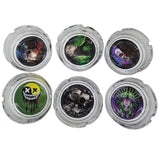 Glow in The Dark Glass Ashtray - 6 Pieces Per Retail Ready Display 23032 SMOKEZILLA
