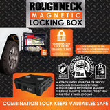 Magnetic Storage Box with Lock - 6 Pieces Per Retail Ready Display 23099 ROUGHNECK