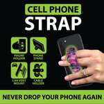 Cell Phone Strap Attachment - 12 Pieces Per Retail Ready Display 23115 GADGET GEAR