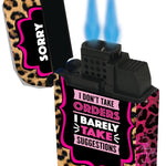 Sassy Dual Torch Lighter - 15 Pieces Per Retail Ready Display 23117 SMOKEZILLA