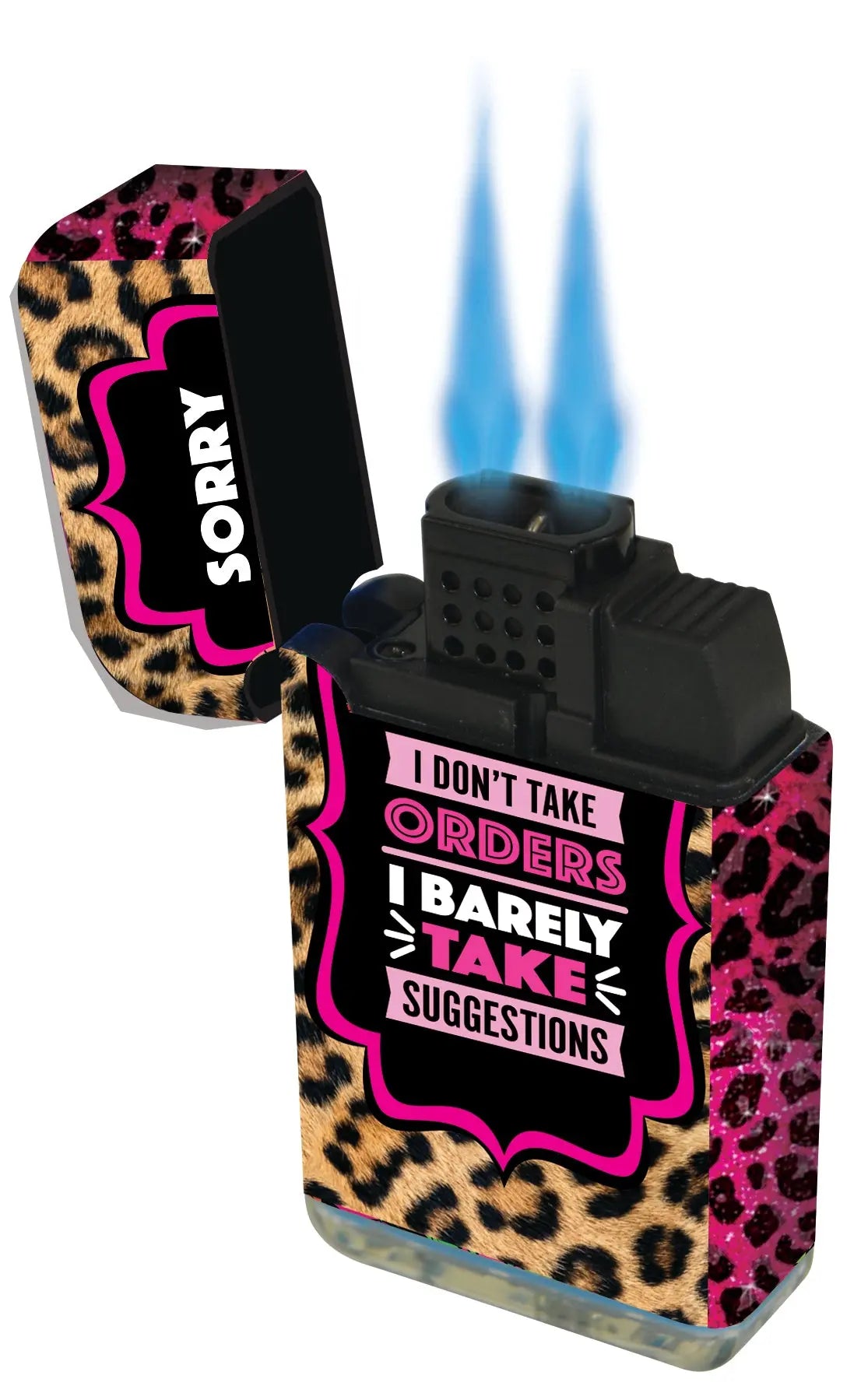 Sassy Dual Torch Lighter - 15 Pieces Per Retail Ready Display 23117 SMOKEZILLA